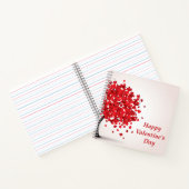 Heureuse Sainte-Valentin Carnet spiral (Intérieur)