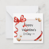 Heureuse Sainte-Valentin. Carte (Devant)