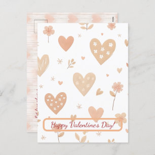 HEUREUSE SAINTE-VALENTIN ! Carte de Saint Valentin