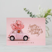 Heureuse Sainte-Valentin, Carte Foil Nom Personnal (Debout devant)