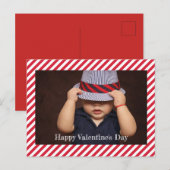 Heureuse Sainte-Valentin | Carte postale photo Red (Devant / Derrière)
