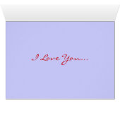 Heureuse Sainte-Valentin Coeur unique en rose (Intérieur Horizontal (Bas))
