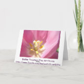 Heureuse Sainte-Valentin de Ma soeur ! Cartes rose (Dos)