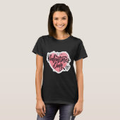 heureuse Sainte-Valentin de t-shirt (Devant entier)