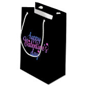 Heureuse Sainte-Valentin floral mou| Sac cadeau (Dos Angle)