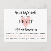 heureuse Sainte-Valentin immobilier Faire-part Pos (Devant)