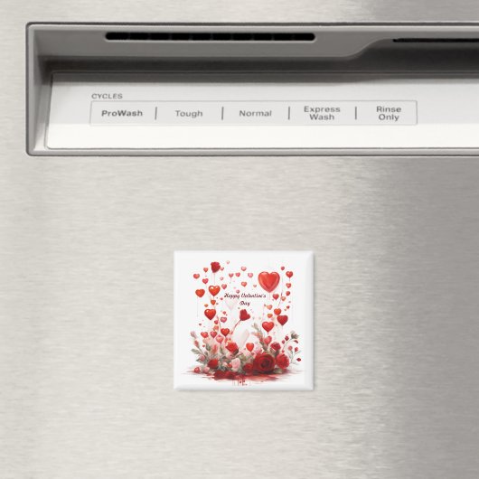 Heureuse Sainte-Valentin magnet (In Situ (Lave-vaisselle))