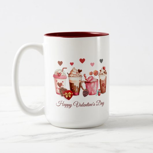 Heureuse Sainte-Valentin Mug (Gauche)
