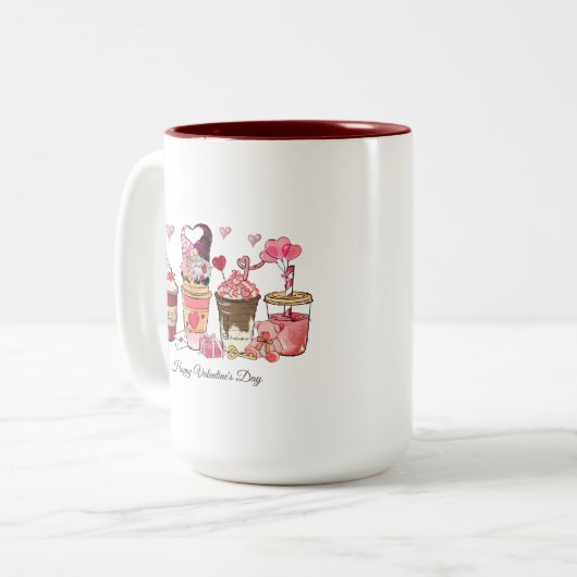 Heureuse Sainte-Valentin Mug (Devant gauche)