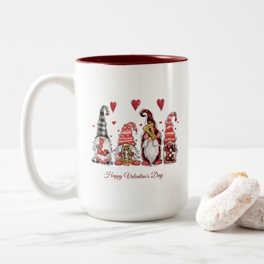 Heureuse Sainte-Valentin Mug (Avec donut)