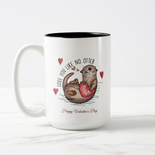 Heureuse Sainte-Valentin Mug (Gauche)