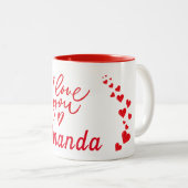 Heureuse Sainte-Valentin Mug (Devant droit)