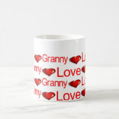 Heureuse Sainte-Valentin Mugs Aimer Granny Hearts (Centre)
