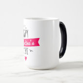 Heureuse Sainte-Valentin noir & blanc Mugs (Devant droit)