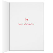 Heureuse Sainte-Valentin Red XOXO Love Kiss (Intérieur (Droit))