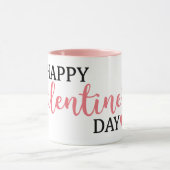 Heureuse Sainte-Valentin tasse à café orange (Centre)