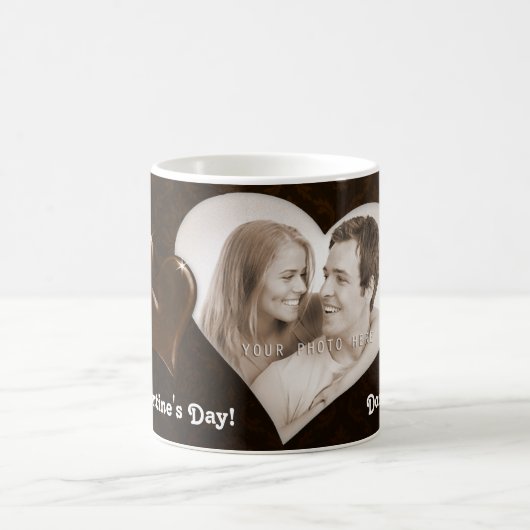 Heureuse Sainte-Valentin ! - Tasse avec votre (Centre)