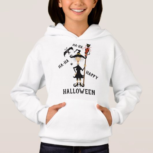Heureuse sorcière d'Halloween (Devant)