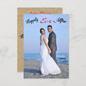 Heureusement après la photo - Faire-part 3x5 Maria (Devant / Derrière)