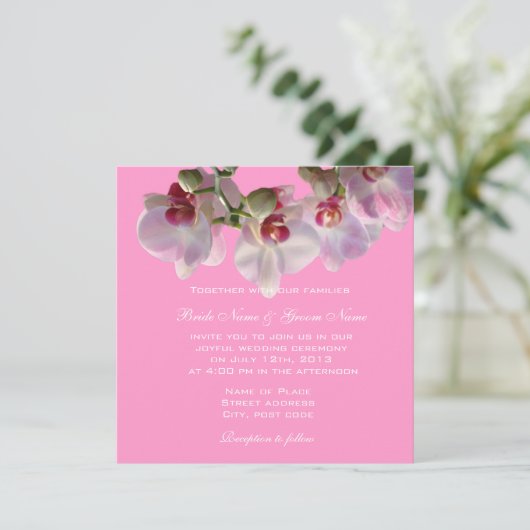 Heureusement après les invitations de mariage d'or (Debout devant)