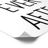 HEUREUSEMENT JAMAIS APRÈS LES POSTERS MARIAGES (Coin)