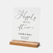 Heureusement Jamais Après Un Mariage Élégant Bienv (Angle)