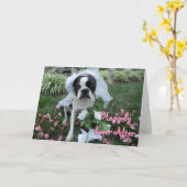 Heureusement pour toujours - CARTE VIERGE Lola B. (Fleur jaune)