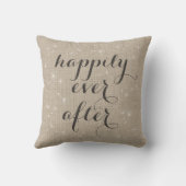 Heureusement pour toujours coussin de toile de (Verso)