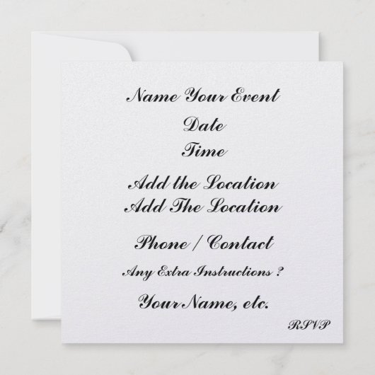 HEUREUSEMENT SMILE Invitation - SRF (Dos)