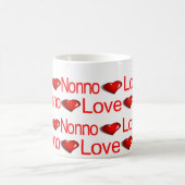 Heureuses Saintes-Valentin Mugs Aimer Nonno Coeurs (Centre)