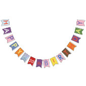 heureux 20e anniversaire drapeaux de bunting (Tout)