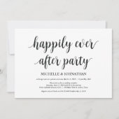 Heureux à jamais, Faire-part de mariage en fuite (Devant)