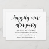 Heureux à jamais, Faire-part de mariage en fuite (Devant / Derrière)