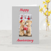 HEUREUX "ANNIVERSAIRE" à **MY HONEYBEAR** Carte (Fleur jaune)