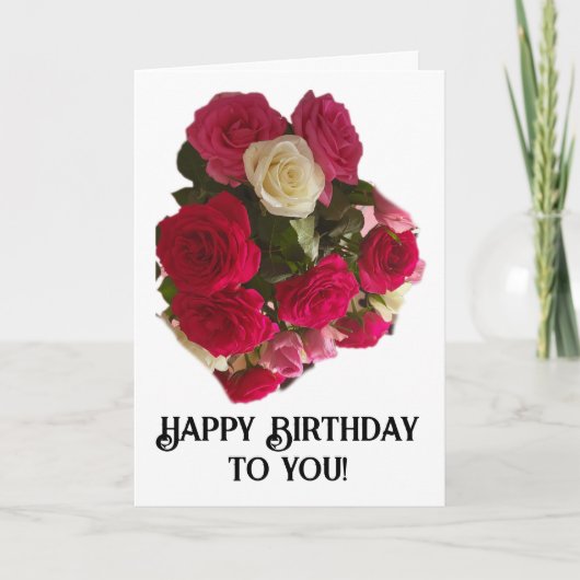 Heureux |Anniversaire à vous ! Carte (Devant)
