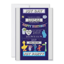 heureux anniversaire Invitation