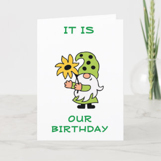 HEUREUX "ANNIVERSAIRE MUTUEL" DE LA CARTE GNOME CO