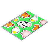 Heureux arrière - plan agricole, carnet (Côté gauche)