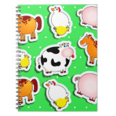 Heureux arrière - plan agricole, carnet (Devant)