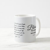 Heureux au-delà des mesures Mug (Devant droit)