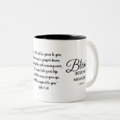 Heureux au-delà des mesures Mug (Devant droit)