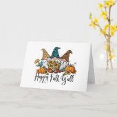 HEUREUX **AUTOMNE** ANNIVERSAIRE À UNE CARTE DE MO (Fleur jaune)