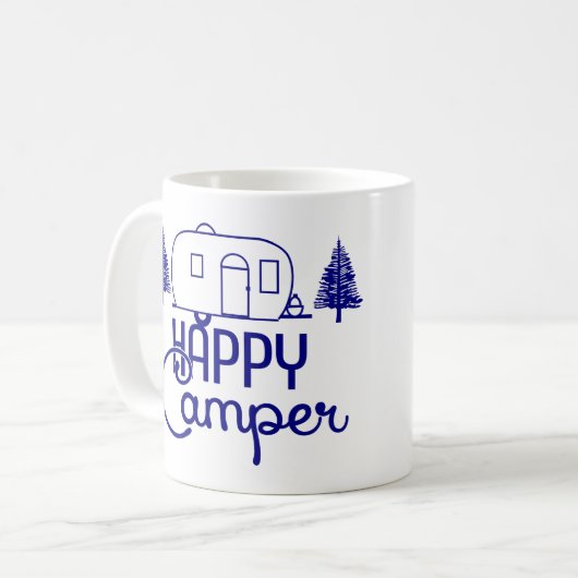 Heureux Camper Mugs (Devant gauche)