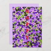 HEUREUX ! Carte de vœux simple (Devant / Derrière)