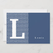 HEUREUX | Carte faire-part de naissance à points b (Devant)