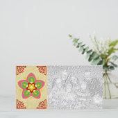 heureux carte photo diwali rangoli (Debout devant)