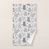 Heureux chats heureux (Serviette à main)