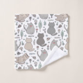Heureux chats heureux (Gant de toilette)