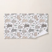 Heureux chats heureux (Serviette à main)