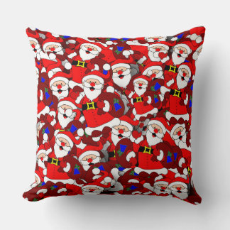 heureux coussin père Noël
